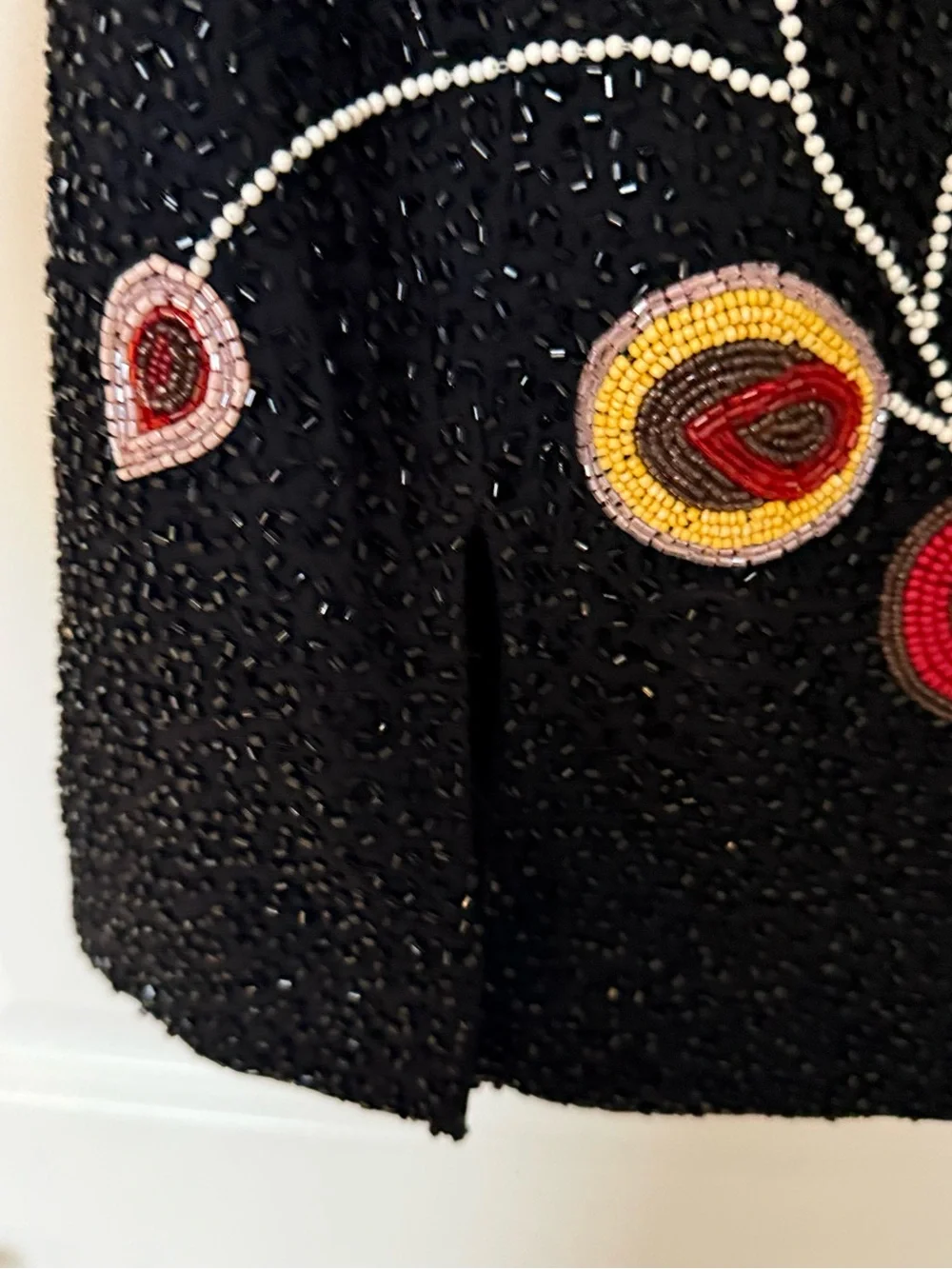 NWT Staud Le Sable Floral-Beaded Minidress $995 S - Picture 6 of 10